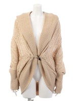 透かし柄ドルマンカーデ/GRAY