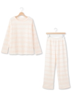 DreamLovers(ドリームラバーズ) ボーダー上下ナイティ/イエロー系(130)