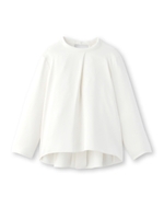 RUE DES CHATS ハイネックジョーゼットブラウス/カーキ&グリーン系(028)