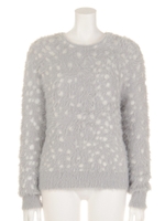 【CASUAL】レオパードフェザーPO/ライトグレー