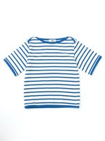 【KIDS】キッズ ボーダー Tシャツ/柄NVY