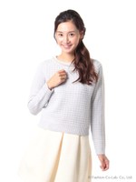 きらきらスイートニット/アイボリー