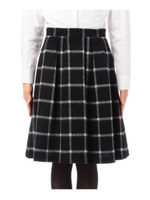 ウール混シャギースカート/ブラック(219)