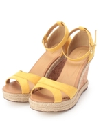 コルクウエッジベルトサンダル/イエロー(032)