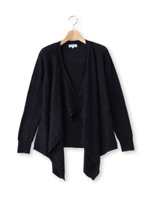 ドレープトッパーニットカーディガン/ネイビー(093)