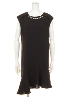 ネックレス付きアシメドレス/Light Beige