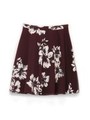 フラワープリントフレアスカート/BRD