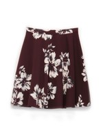 フラワープリントフレアスカート/BRD