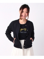 リバーシブルブルゾン/カーキ(027)