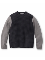 切り替えニットプルオーバー/ネイビー(093)