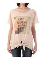 前結びデジタルプリントプルオーバー/ピンク系(971)