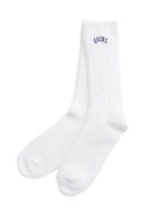 COLLEGE LOGO SOCKS/ホワイト