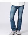 FINE SHOE CUT DENIM PANTS/ブラック(019)