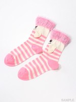 PIXY SOCKS/BABY PINK×LAVENDER