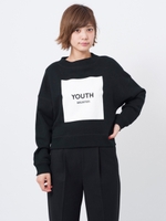 SWEAT TOP YOUTH/ブラック