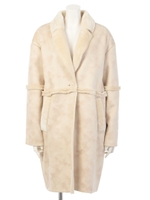 【CASUAL】テーラーコクーンムートンCT/ベージュ