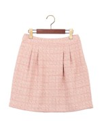 ●JOC W/PE ラメ ツイードタイトスカート/PINK