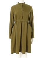 スエードワンピース/グレー