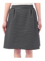 タック使いミディ丈フレアスカート/グレー(012)