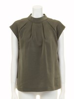 ダルサテンスタンドタックBL/カーキ