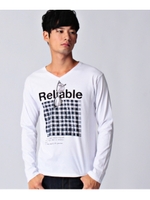 メガネトロンプロイユ長袖Tシャツ/オフホワイト(003)