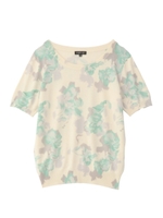 [L]フラワーミストニット/ナチュラル(150)