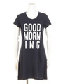 【BLUE CHIP】GOOD MORNIG T-SHIRT ONE PIECE/WHITE