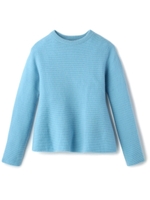 カシミヤ混Aラインニット/ダークオレンジ(068)