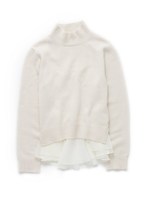 タートルニットコンビプルオーバー/GRN