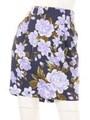 ビックフラワータイトミニスカート/navy