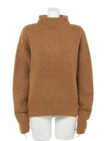 【美人百花12月号掲載】ボリュームニット/モカカーキ