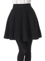 シャギーボックスタックスカート/Black