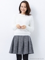 【1/14 ヒルナンデスご紹介商品】フェザー装飾付／ニット/アイボリー