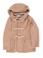 【Casual】ミドル丈ダッフルコート/キャメル