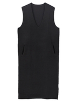 ノースリーブニットワンピース/ブラック