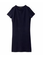 [L]ウール混ニットワンピース/ブラウン(042)