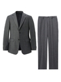 REDA WARMSENSEチョークストライプスーツ/ダークグレー(313)