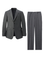REDA WARMSENSEチョークストライプスーツ/ダークグレー(313)