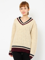 TILDEN SWEATER/WHITE