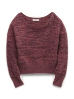 【emmi atelier】シンプルルーズプルオーバー/WINE