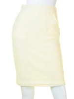 ハートチュールタイトスカート/オフホワイト