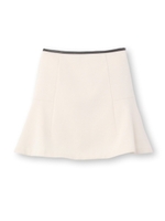 ハイウエストフレアミニスカート/オフホワイト(003)