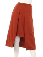 ポンチアシンメトリーミドル丈スカート/RNG