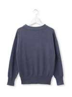 ラメ糸ミックスニットプルオーバー/アイボリー(004)