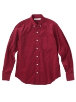 細コーデュロイシャツ/レッド系(063)