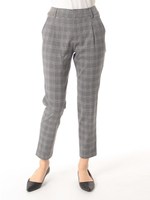 多チェックパンツ　3/グレー