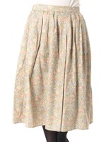 ・Ｌｉｂｅｒｔｙ　Ｐｒｉｎｔギャザースカート/Beige