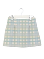 パステルチェックミニスカート/ピンク