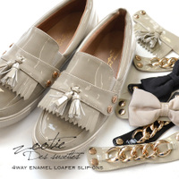 4WAYエナメルトイシューズ