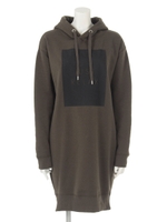 【ANAP】BOXロゴ裏起毛ワンピース/GRY